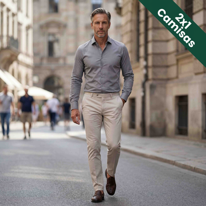 PACK 2x1 TrustFit Camisa AntiArrugas